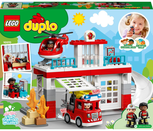 LEGO DUPLO 10970 Remiza strażacka i helikopter - 1035629 - zdjęcie 6